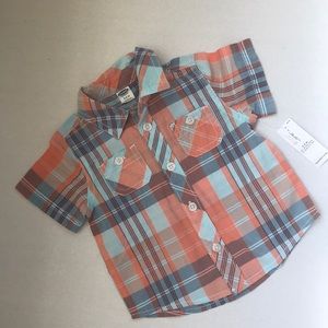 Old Navy Infant Plaid Button Up